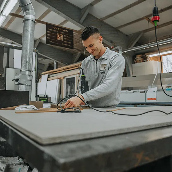 Leonardo Stein von der Tischlerei Stein