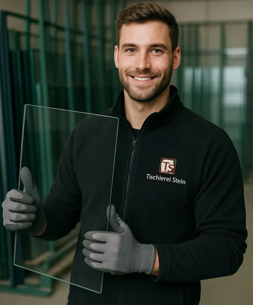 Glasreparatur bei der Tischlerei Stein